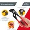 Wiha Classic Pliers Wrench 250 mm, Red, (40923)
