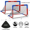 2 Pack 4' x 3' Soccer Goal Net Set, Pop