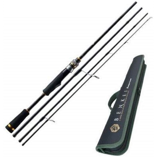 Major Craft BIS-644UL Benkei Fishing Rod, Spinning Rod, 4 Pieces