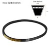 sourcing map B-34 V-Belt 34 Inch Pitch Length, B-Section Rubber