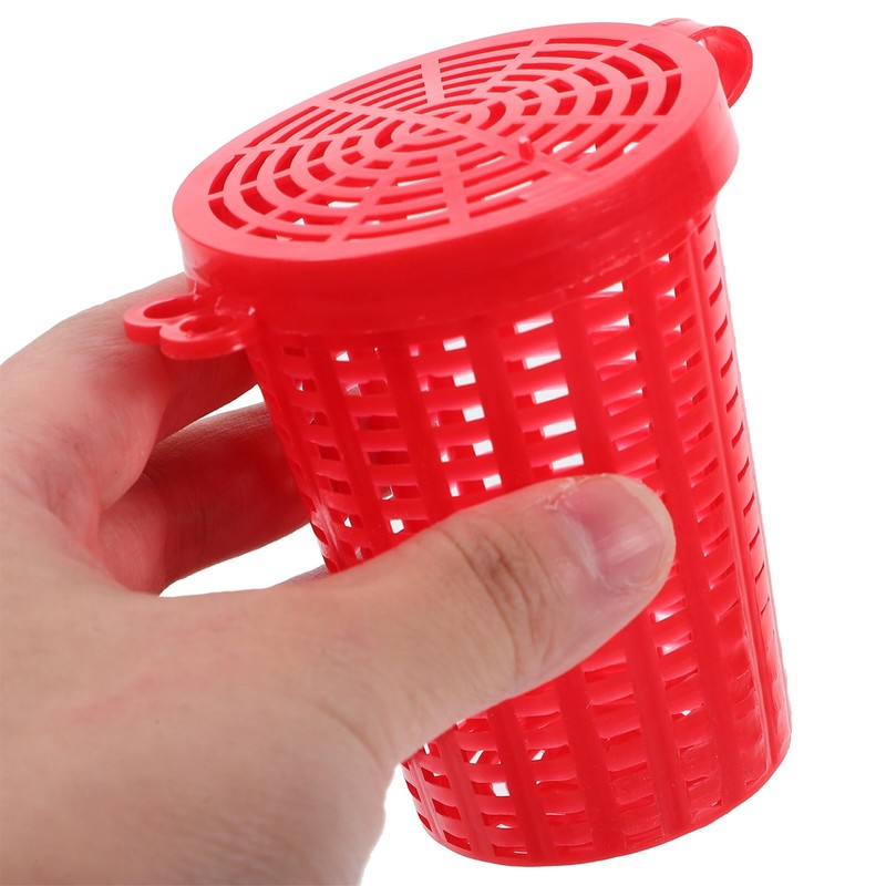 Kisangel Fishing Bait Set 10pcs Plastic Bait Cup Lure Feeder