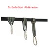 HOUSON Heavy Duty Punch Bag Straps, Bag Hanger Heavy Bag