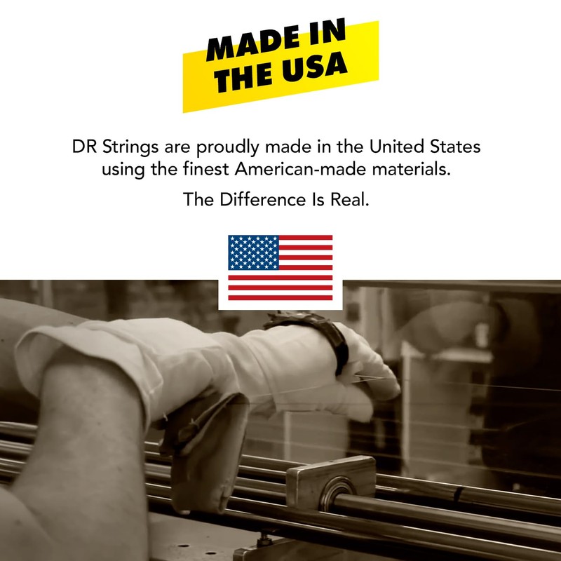 DR Strings HI-DEF NEON - Multi-Color Silver Plated/Nickel Plated Electric