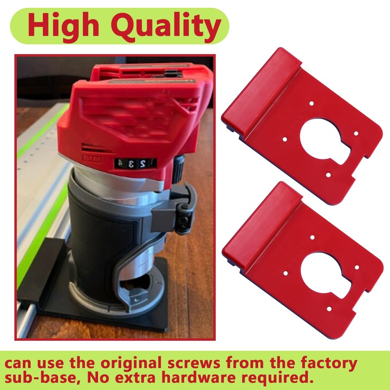 Track Saw Guide Rail for Milwaukee Router and Milwaukee Guide