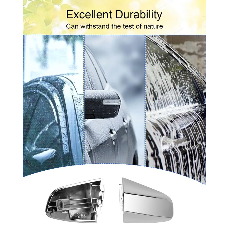 HUFEWU Right Passenger Side Outside Door Handle Cap Cover Fit