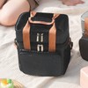 Lunch Bag 2 Deck Messenger Large Capacity Waterproof Leakage Proof