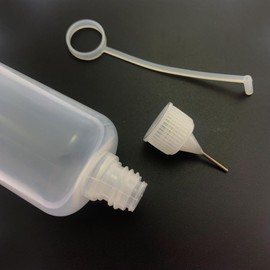 1 oz Precision Applicator Bottle with Tip, Needle Tip Quilling Glue Liquid Applicator Bottle for DIY Paper Craft (4PCS)