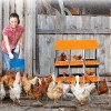 Chicken Nesting Box for Laying Eggs Hens 6 Compartments Roll