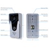 Wired Video Intercom System, 7 Inch Monitor and Aluminum Alloy