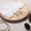 Philip Jones March Birthstone Drop Earrings Created with Aquamarine Zircondia®