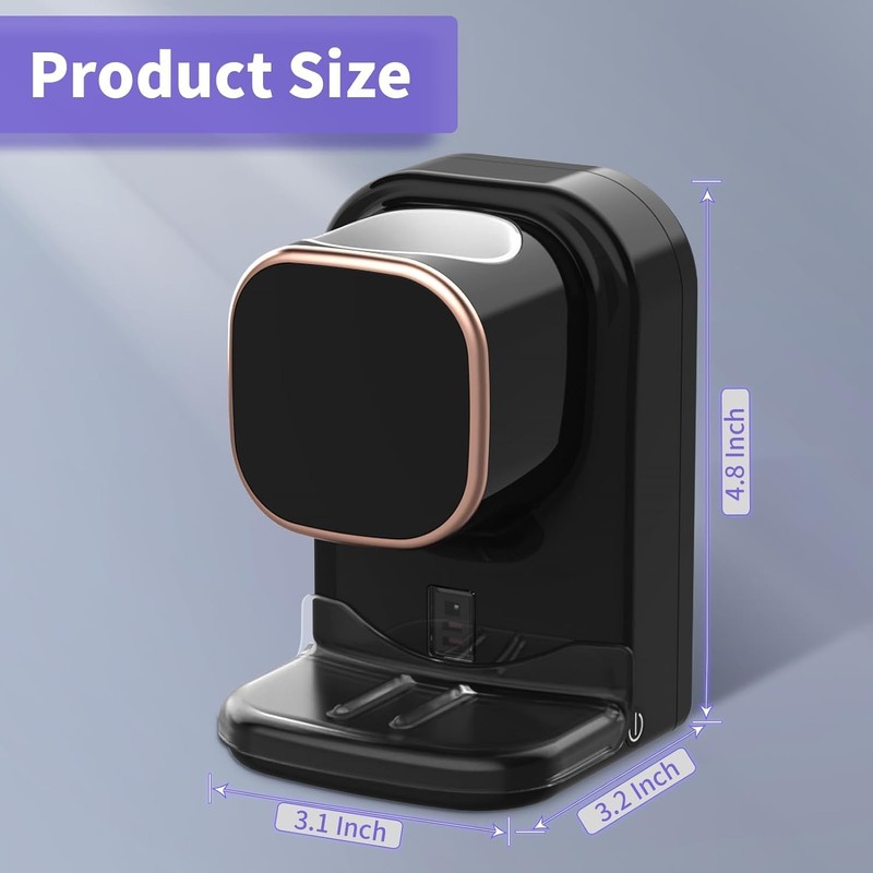 Automatic Toothpaste Dispenser, Wall Mounted Electric Toothpaste Dispenser for Kids