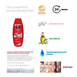 Chear Glycol Perfumed Moisturizing Hand & Body Lotion 250ml - for Men & Women for dry & normal skin - with Olive Oil & Glycerine