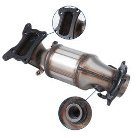 QYNQYN Front Catalytic Converter Kit Fit For Compatible with Honda Accord 2008-2012 & Acura TSX 2009-2014 L4 2.4L Replace 16590 641499 (EPA Compliant)