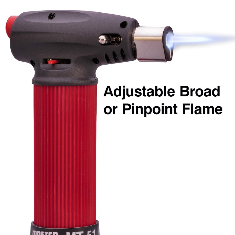 Master Appliance MT-51B Butane Torch Lighter with 4floz can of