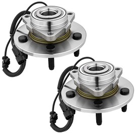 PEYU Pair 515151 Front Wheel Bearing Hub Assembly for Dodge Ram 2012-2018, Hub Bearing for Ram 1500 Classic 2019-2022 with ABS 5 Lugs
