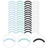 FOMIYES 80pcs Eyelash Curler Refill Pads High Elasticity for Beauty