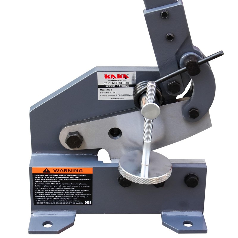 KAKA INDUSTRIAL Metal Shear, 5 Inch Sheet Metal Cutter for