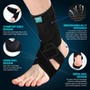 Welnove AFO Drop Foot Brace – Adjustable Soft Support with