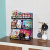 X-cosrack Stackable Wire Basket 3 Tier Countertop& Wall Mounted Metal