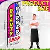 Remagr Beauty Barber Feather Flag 7 ft Advertising Swooper Flag