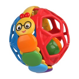 Baby Einstein Bendy Ball Easy Grasp Oball Rattle BPA-Free Toy, Ages 3 Months+