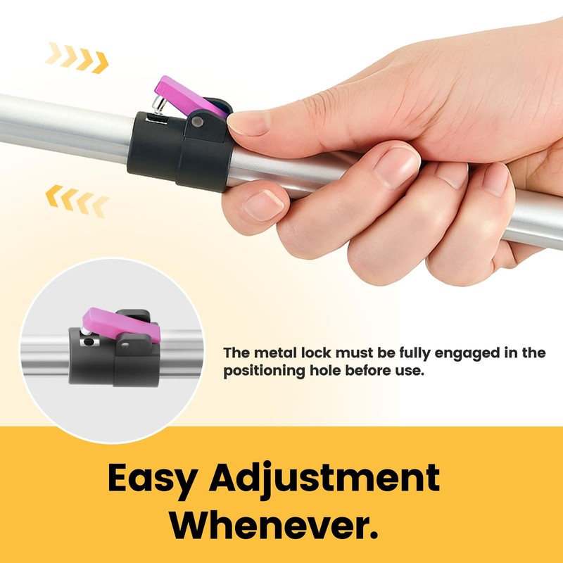 Telescopic Grabber Reacher Tool, 5-Level Adjustable Length (23'' to 41'')