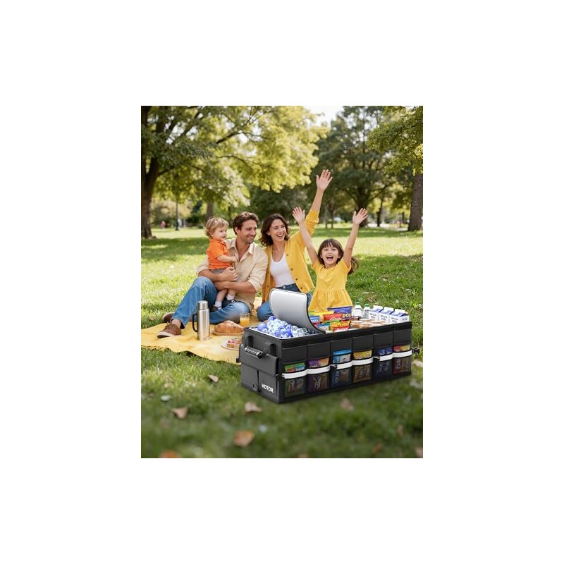 HOTOR Car Trunk Organizer - Trunk Organizer for SUV with
