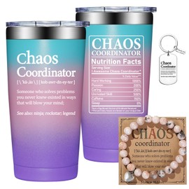 Grifarny Chaos Coordinator Tumbler Mug - Thank You Gifts for Women, Employee & Teacher Appreciation, Boss Day Gifts, Perfect for Coworkers & Administrative Assistants
