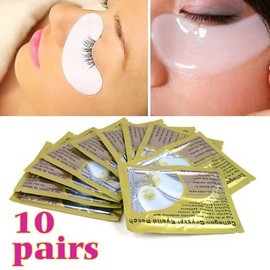 chinkyboo Eyelash Extension Under Eye Gel Pads Lint Collagen Crystal Eylid Patch - 10 Pairs