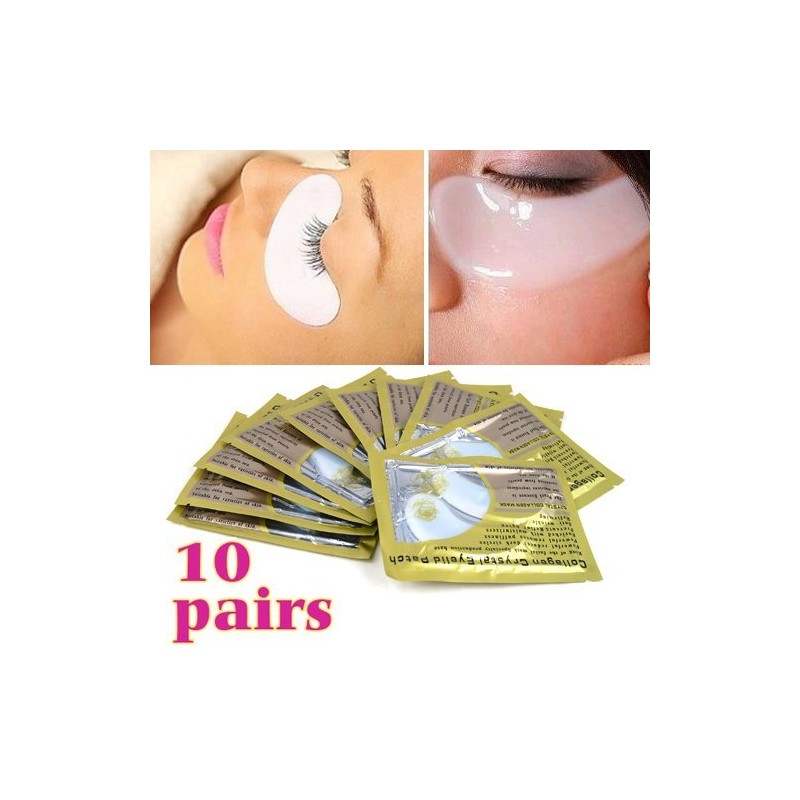 chinkyboo Eyelash Extension Under Eye Gel Pads Lint Collagen Crystal