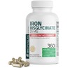 Bronson Bronson Iron Bisglycinate 25 mg Gentle on The Stomach,