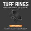 Tuff Rings Solid Silicone Ring Breathable Rubber Wedding Rings for