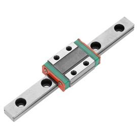 LML9B Miniature Linear Rail Guide, Mini Linear Slide Rail Linear Rail Carriage 9mm Width with Slide Block for Automatic Equipment (100mm)