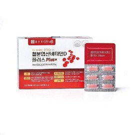 Chong Kun Dang Iron Folic Acid Vitamin D Plus 3 boxes (6 month supply) / 종근당 철분 엽산 비타민D 플러스 3박스(6개월분)