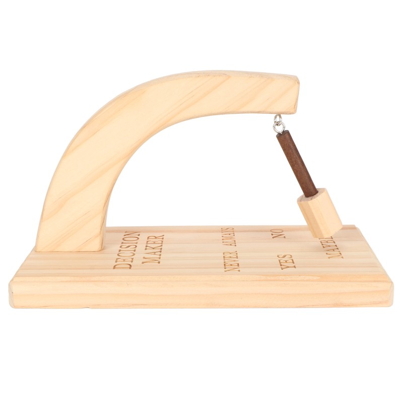 Wooden Magnetic Decision Maker Innovative Oscillating Magnetic Selector Swing to