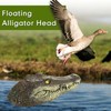 Yulejo Pond Floating Alligator Head Decoy Pool Accessories 12.6 Inches