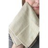 Nawrap - Toalla facial de algodón orgánico, duradera, absorbente y