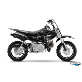 Kalair GFX Graphics Kit for Honda CRF50 (2004-2012) Twitch Series Smoke 09 Mil - Dirt pit bike motorcycle stickers, dirtbike racing automotive decal motocross accessories no-plastics