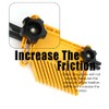 2Pcs Woodworking Featherboard Set Yellow Highly Recognizable Aids for Improved