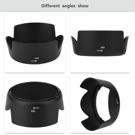 Camera Lens Hood, HB-69 Lens Hood ForAF-S DX 18-55mm F/3.5-5.6G VR II D3200 D3300 D5200 D5300 Lens, Block The Sand, Rain And Snow