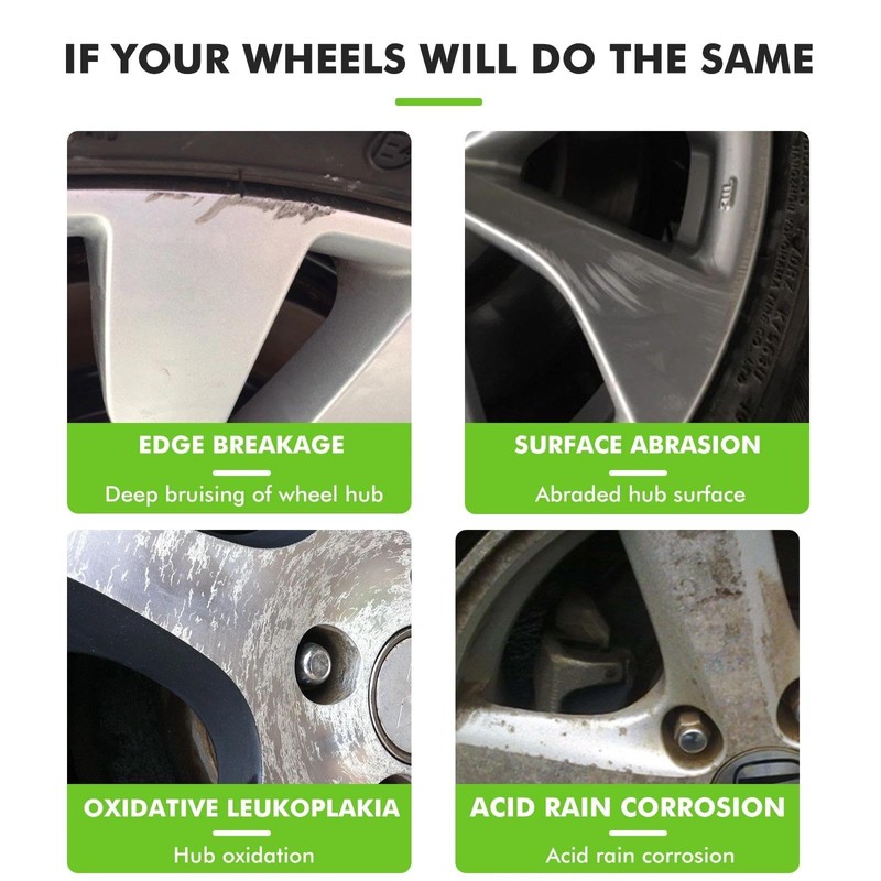 Edantas Silver Gray Rim Touch Up Paint, Wheel Touch Up