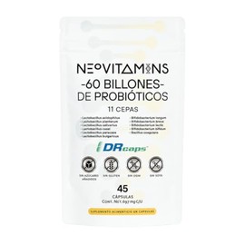 Probiticos 60 Billones UFC  11 Cepas Probiticas  Suplemento Digestivo  Frmula Multicepa  Dr.Caps  Probiotic Supplement                                