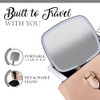 Mirrorvana Espejo de Mano Iluminado con asa, diseño de Mango