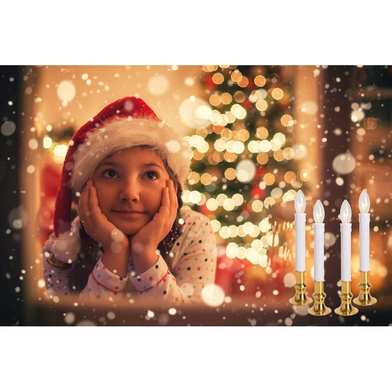 New Ideal Lights Window Candles with Timer – Electric Christmas
