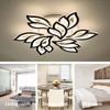 Garwarm LED Ceiling Light, Dimmable Modern Flower Shape Flush Mount