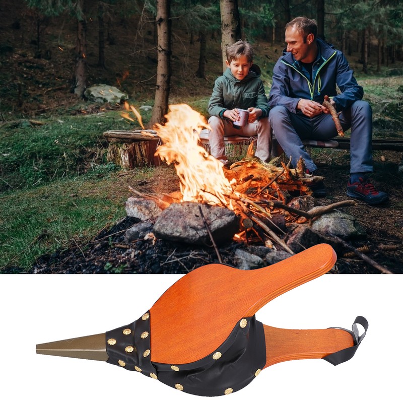 Barbecue Bellows Wood Fireplace Manual Blower for Machine Dust Removal