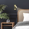 Modern Wall Mounted Bedside Adjustable Reading LED Light Sconce -