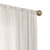 Eclipse Chelsea UV Light Filtering Window Sheer Curtain Panel White