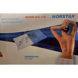 Norstar Electric Heating Pad King size Moist & Dry  120 Volt For North America