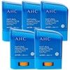 AHC 내추럴 퍼펙션 더블쉴드 선스틱(대용량) 22g x 5개 백탁없는 워터프루프선크림